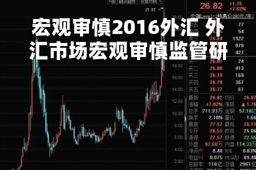 宏观审慎2016外汇 外汇市场宏观审慎监管研究