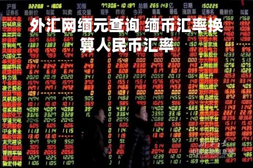 外汇网缅元查询 缅币汇率换算人民币汇率
