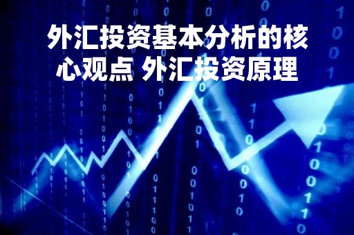 外汇投资基本分析的核心观点 外汇投资原理