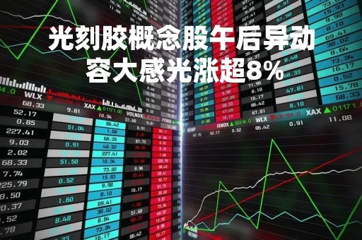 光刻胶概念股午后异动 容大感光涨超8%