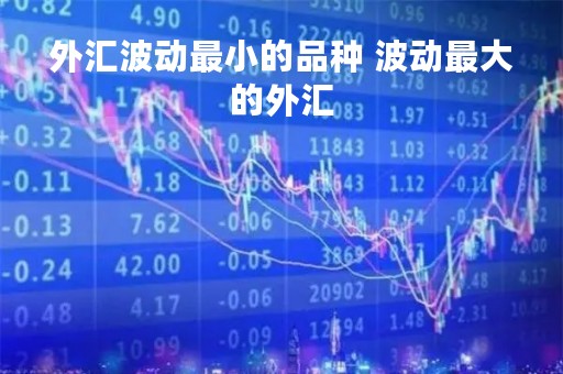 外汇波动最小的品种 波动最大的外汇