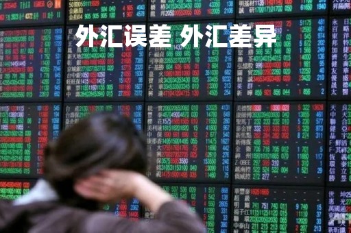 外汇误差 外汇差异
