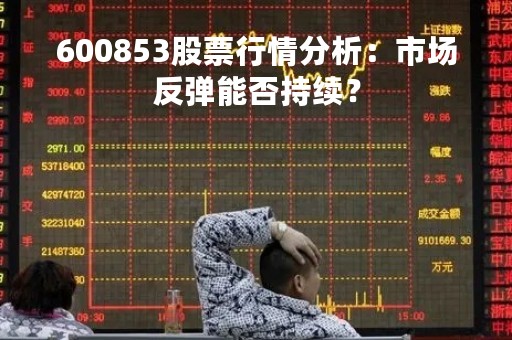 600853股票行情分析：市场反弹能否持续？