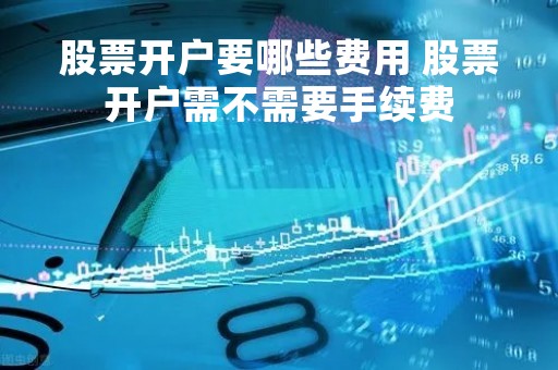 股票开户要哪些费用 股票开户需不需要手续费