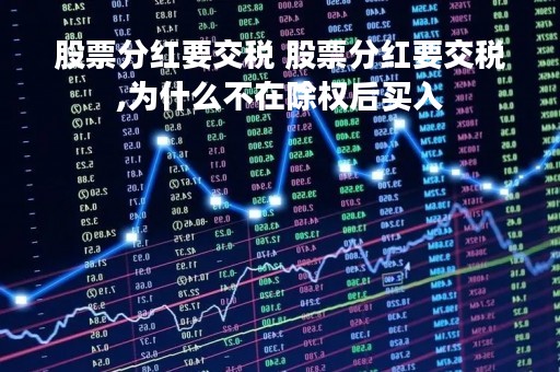 股票分红要交税 股票分红要交税,为什么不在除权后买入
