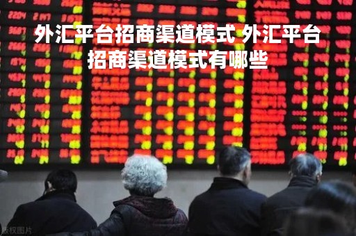 外汇平台招商渠道模式 外汇平台招商渠道模式有哪些