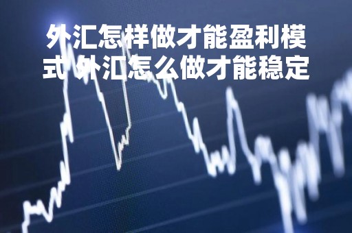 外汇怎样做才能盈利模式 外汇怎么做才能稳定盈利
