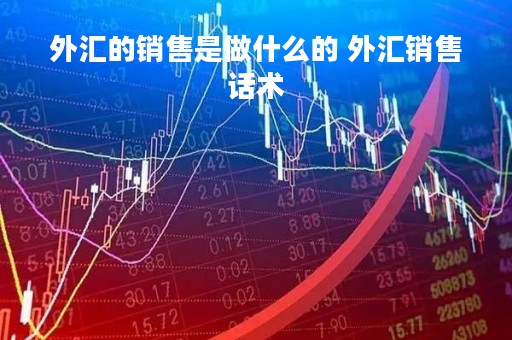 外汇的销售是做什么的 外汇销售话术