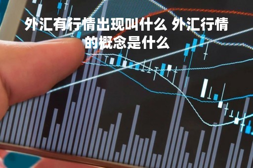 外汇有行情出现叫什么 外汇行情的概念是什么