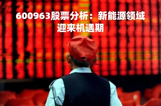 600963股票分析：新能源领域迎来机遇期