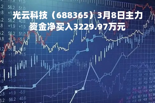 光云科技（688365）3月8日主力资金净买入3229.97万元