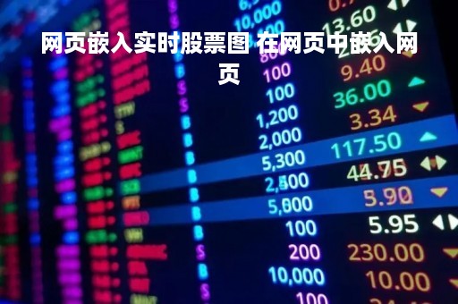 网页嵌入实时股票图 在网页中嵌入网页