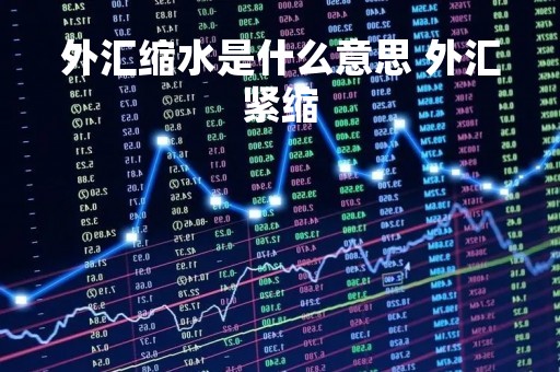 外汇缩水是什么意思 外汇紧缩