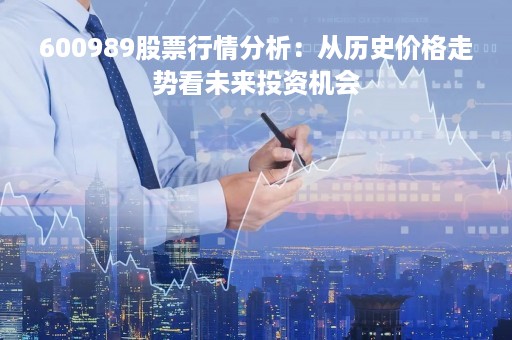 600989股票行情分析：从历史价格走势看未来投资机会