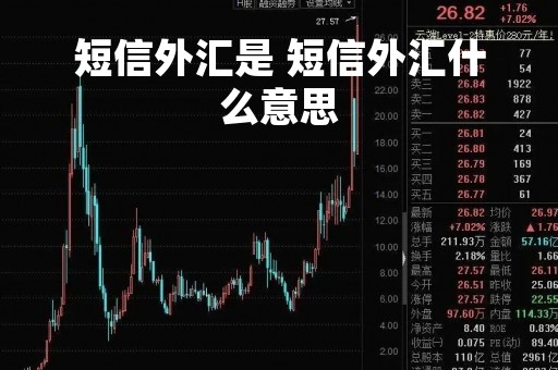 短信外汇是 短信外汇什么意思
