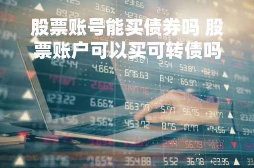 股票账号能买债券吗 股票账户可以买可转债吗