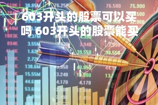603开头的股票可以买吗 603开头的股票能买吗