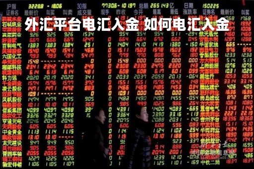 外汇平台电汇入金 如何电汇入金