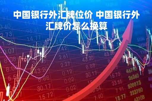 中国银行外汇牌位价 中国银行外汇牌价怎么换算