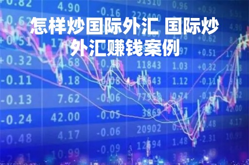 怎样炒国际外汇 国际炒外汇赚钱案例
