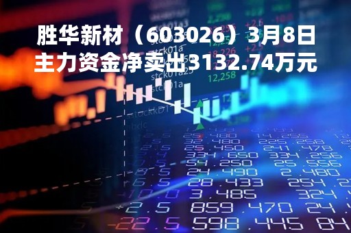 胜华新材（603026）3月8日主力资金净卖出3132.74万元
