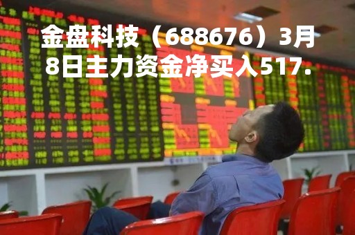 金盘科技（688676）3月8日主力资金净买入517.58万元