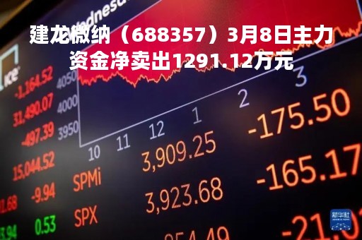 建龙微纳（688357）3月8日主力资金净卖出1291.12万元