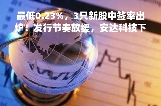 最低0.23%，3只新股中签率出炉！发行节奏放缓，安达科技下周一申购