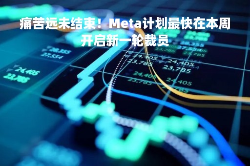 痛苦远未结束！Meta计划最快在本周开启新一轮裁员