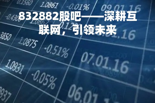 832882股吧——深耕互联网，引领未来