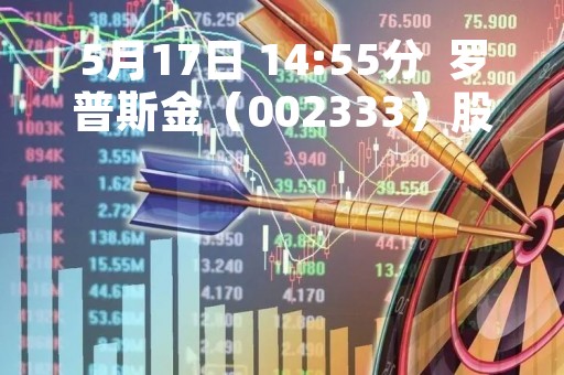 5月17日 14:55分  罗普斯金（002333）股价快速拉升