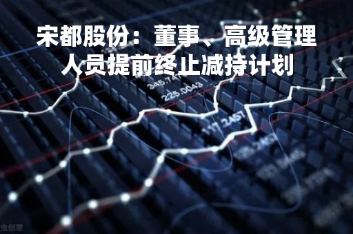 宋都股份：董事、高级管理人员提前终止减持计划