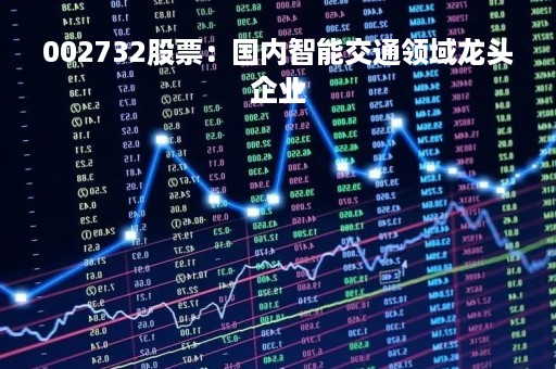 002732股票：国内智能交通领域龙头企业