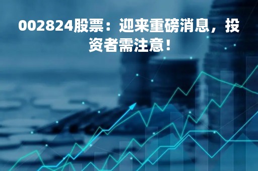 002824股票：迎来重磅消息，投资者需注意！