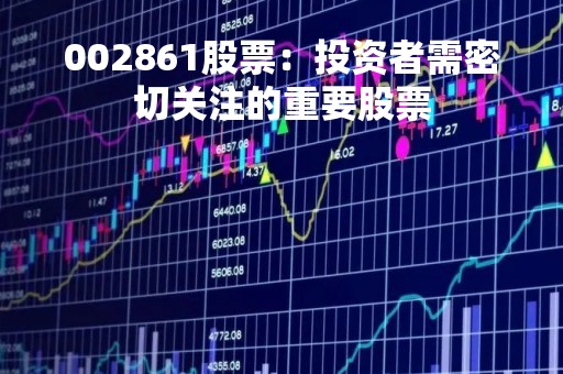 002861股票：投资者需密切关注的重要股票