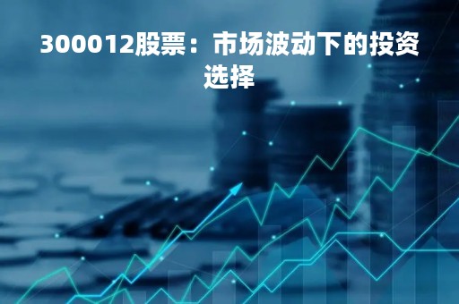 300012股票：市场波动下的投资选择