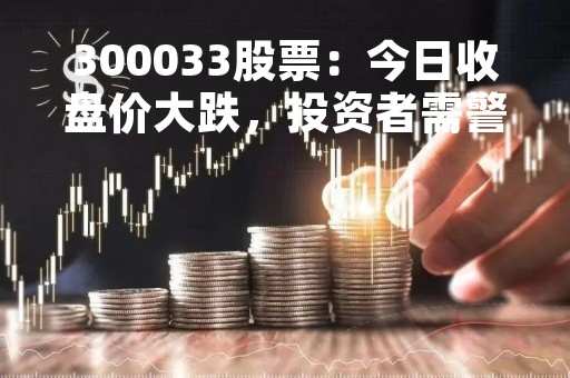300033股票：今日收盘价大跌，投资者需警惕风险