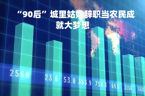 “90后”城里姑娘辞职当农民成就大梦想