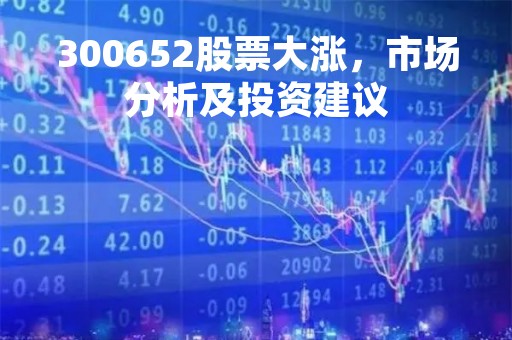 300652股票大涨，市场分析及投资建议