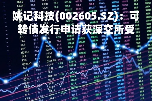 姚记科技(002605.SZ)：可转债发行申请获深交所受理
