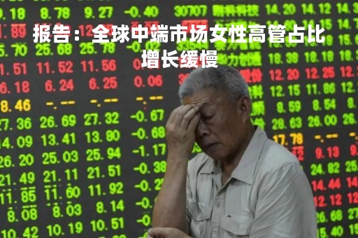 报告：全球中端市场女性高管占比增长缓慢
