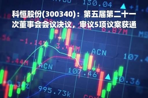 科恒股份(300340)：第五届第二十一次董事会会议决议，审议5项议案获通过