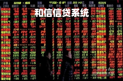 和信信贷系统