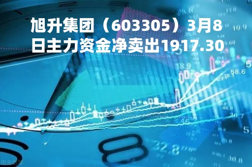 旭升集团（603305）3月8日主力资金净卖出1917.30万元