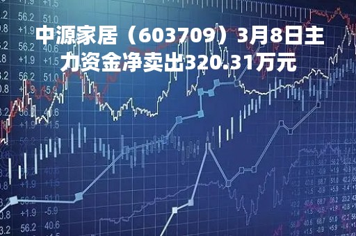 中源家居（603709）3月8日主力资金净卖出320.31万元