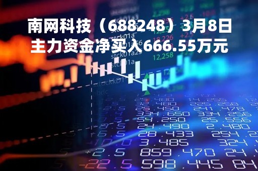 南网科技（688248）3月8日主力资金净买入666.55万元