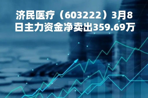 济民医疗（603222）3月8日主力资金净卖出359.69万元