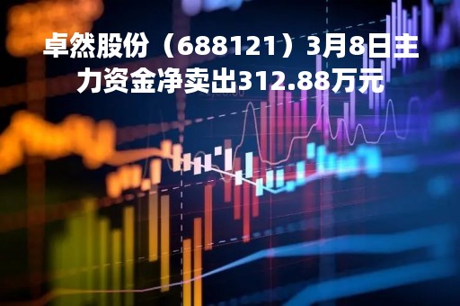 卓然股份（688121）3月8日主力资金净卖出312.88万元