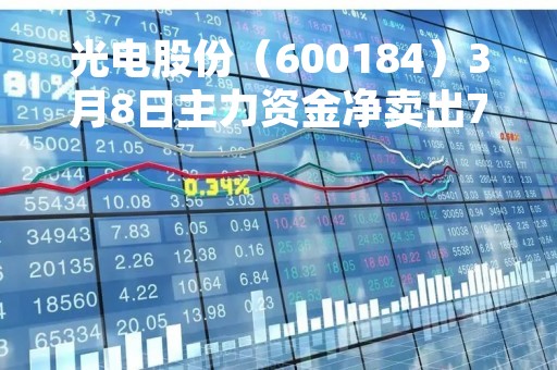 光电股份（600184）3月8日主力资金净卖出767.73万元