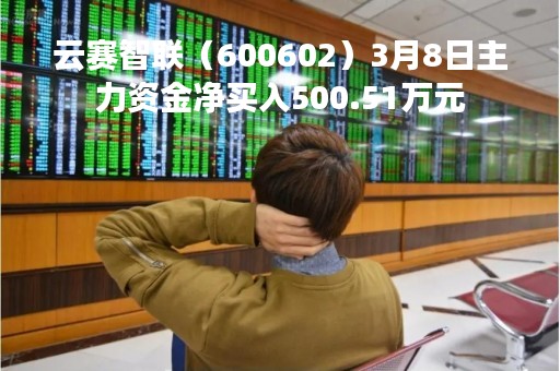 云赛智联（600602）3月8日主力资金净买入500.51万元